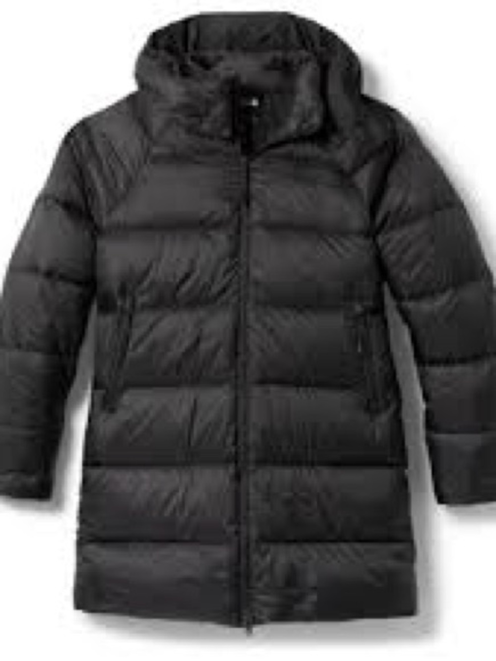 The North Face Kids Black Long Puffer Jacket with Hood